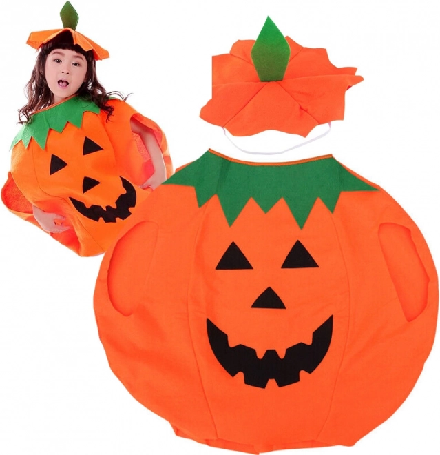 Dyniowy kostium dla dzieci na Halloween