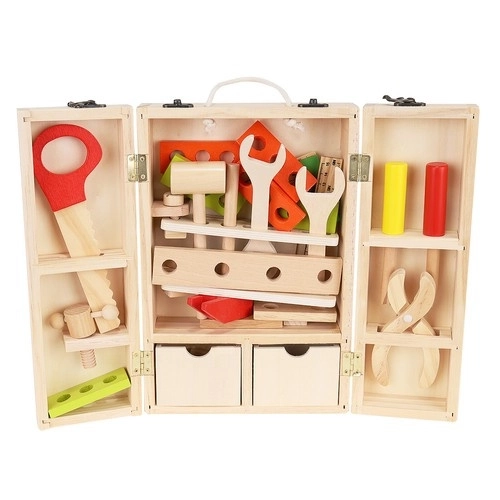 Zestaw narzędzi drewnianych Box + 22697