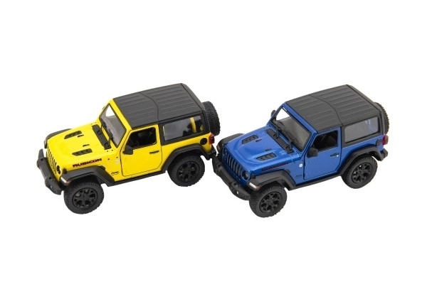 Metalowy samochodzik Kinsmart Jeep Wrangler 2018 na napęd zwrotny 12,5cm