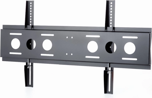 PWB1 stały uchwyt ścienny do monitorów 40–75" VESA 100×100 do 600×400, 80 kg