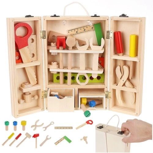 Zestaw narzędzi drewnianych Box + 22697