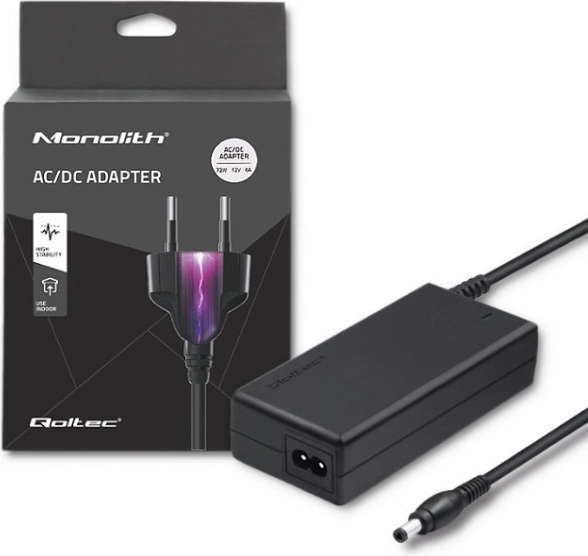 Zasilacz Qoltec 72W 12V 6A