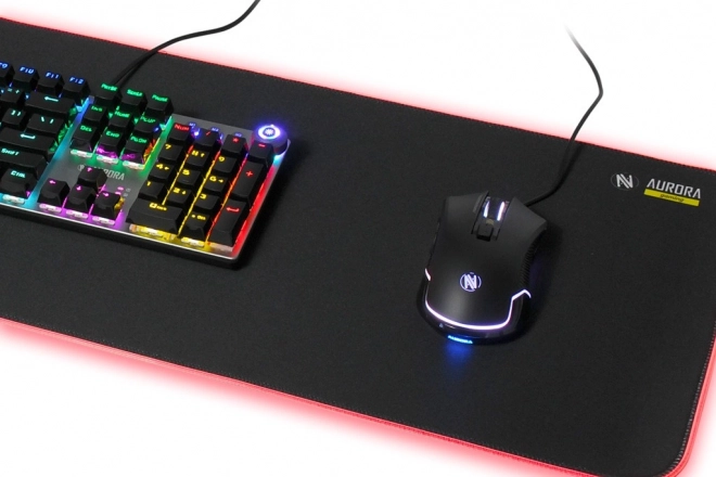 Podkładka gamingowa pod mysz iBOX Aurora RGB