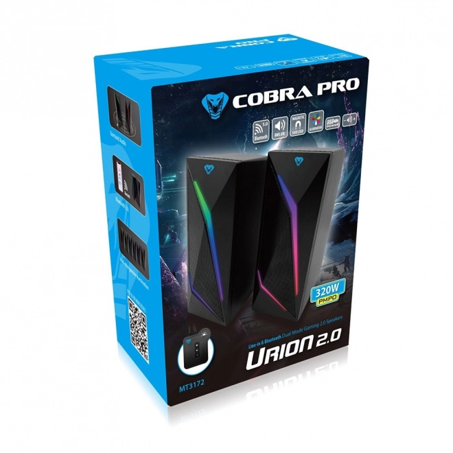 Cobra Pro Urion 2.0 głośniki Bluetooth do gier z RGB