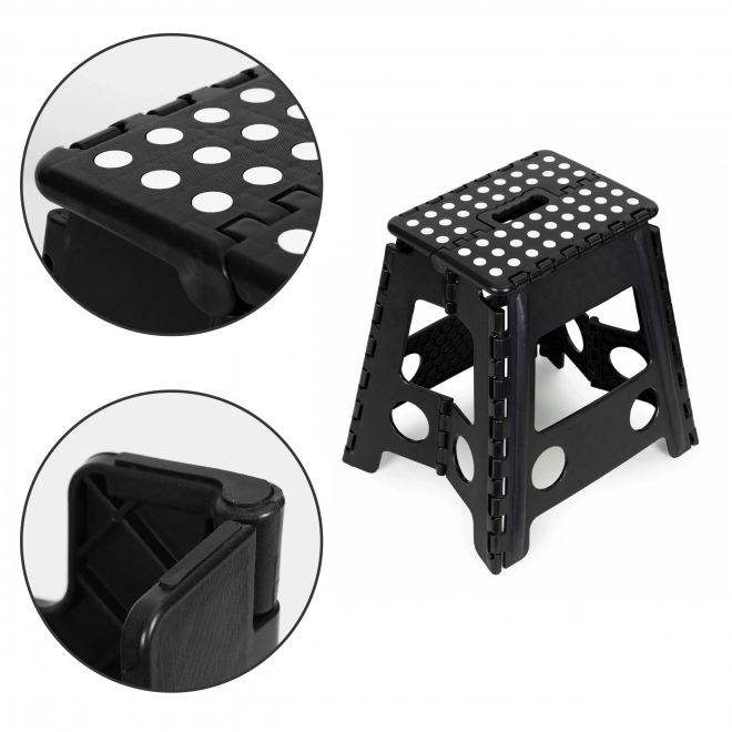 Składane krzesło, 1-stopniowe plastikowe krzesło, 39 cm