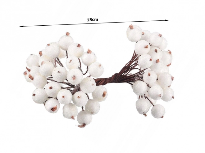 Świąteczne ozdoby Rowan Frosted White 5 szt.