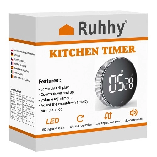 Elektroniczny minutnik kuchenny Ruhhy 22052
