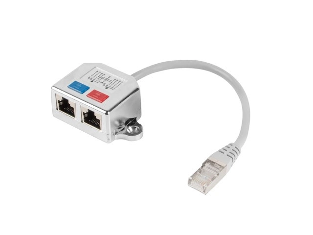 Adapter LAN splitter RJ-45 - 2x RJ-45 FTP