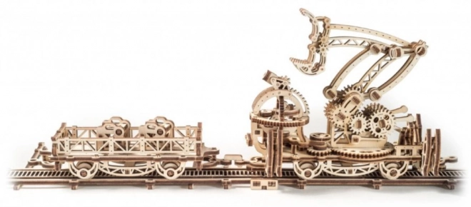 Mechaniczne puzzle 3D drewniane stacja przeładunkowa