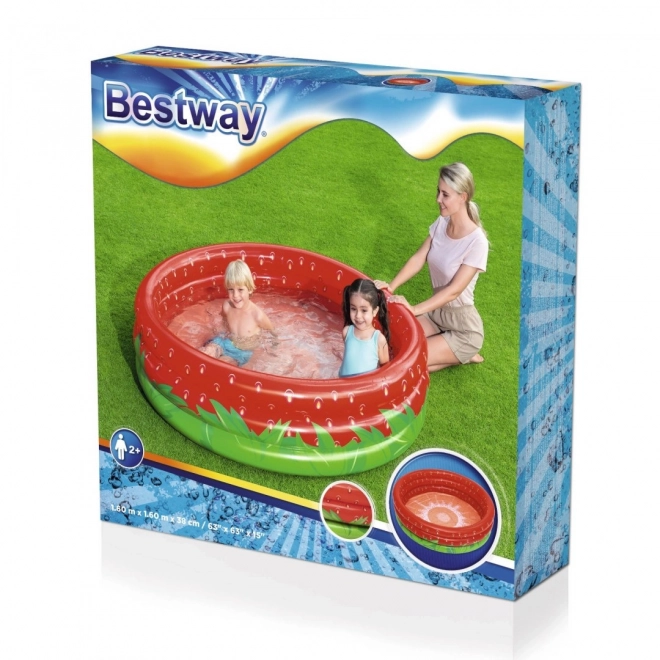 Basen dla dzieci Sweet Strawberry 2+ brodzik 160x38cm BESTWAY + łatka naprawcza
