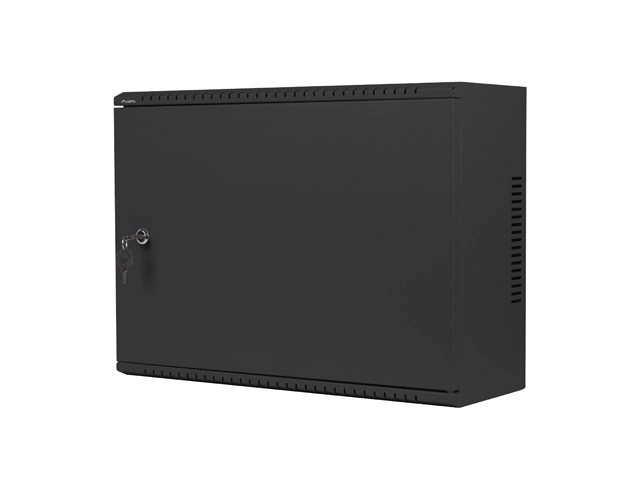 Ścienna szafa rackowa 19 cali 4U+3U 540x200 niskoprofilowa czarna
