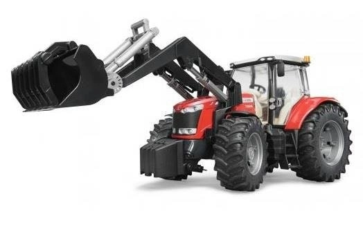 Traktor Bruder Massey Ferguson 7624 z przednim ładowaczem