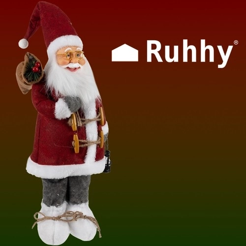 Świąteczna figurka Święty Mikołaj 45 cm Ruhhy 22352
