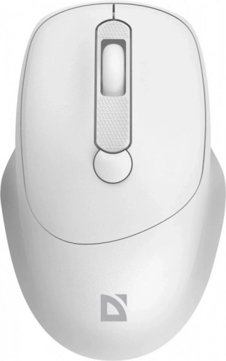 Bezprzewodowa mysz Defender Feam MM-296 Silent, 1600 DPI, biała