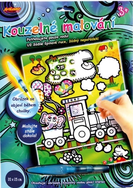 Magiczne malowanie wodą 20 cm