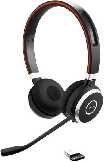Bezprzewodowy zestaw słuchawkowy Jabra Evolve 65 UC Stereo z adapterem USB