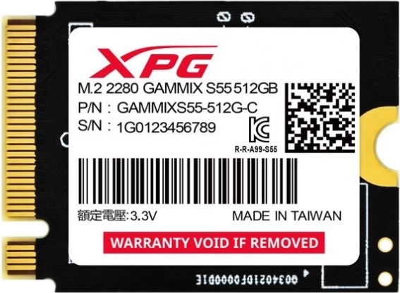 Dysk SSD XPG GAMMIX S55 512 GB M.2 2230 PCIe 4.0 x4