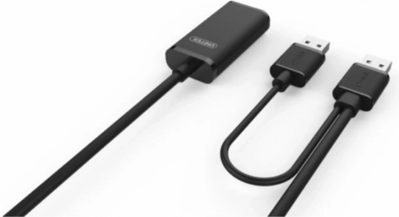 Aktywny przedłużacz USB 2.0 10 m UNITEK czarny