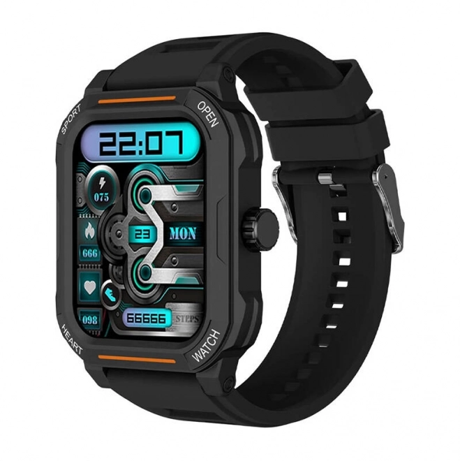 Smartwatch Blitzwolf BW-GTC3 (czarna/czarna stal)