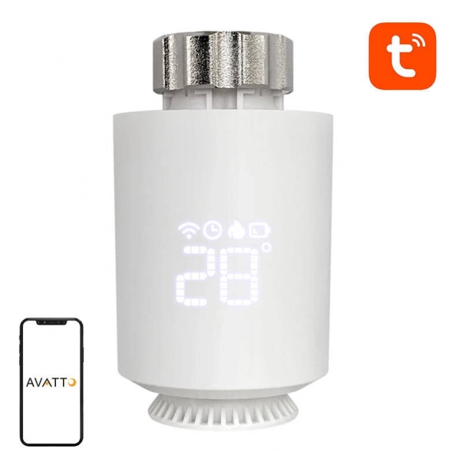 Inteligentny zawór termostatyczny Avatto Zigbee 3.0 Tuya