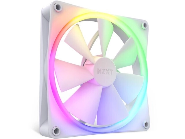 Biały RGB wentylator 140mm NZXT F140