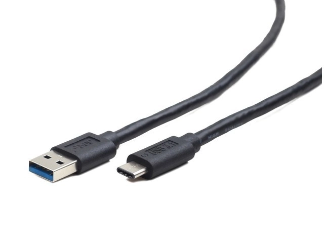 Kabel USB Type-C(M)-AM 3.0 1,8 m czarny