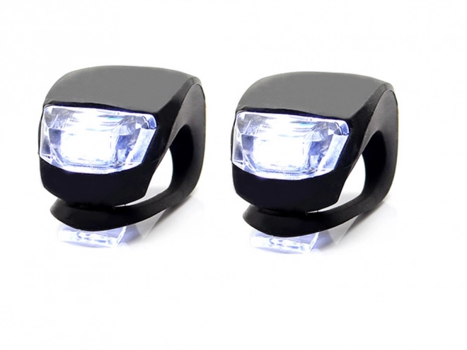 Silikonowe wodoszczelne lampki rowerowe LED
