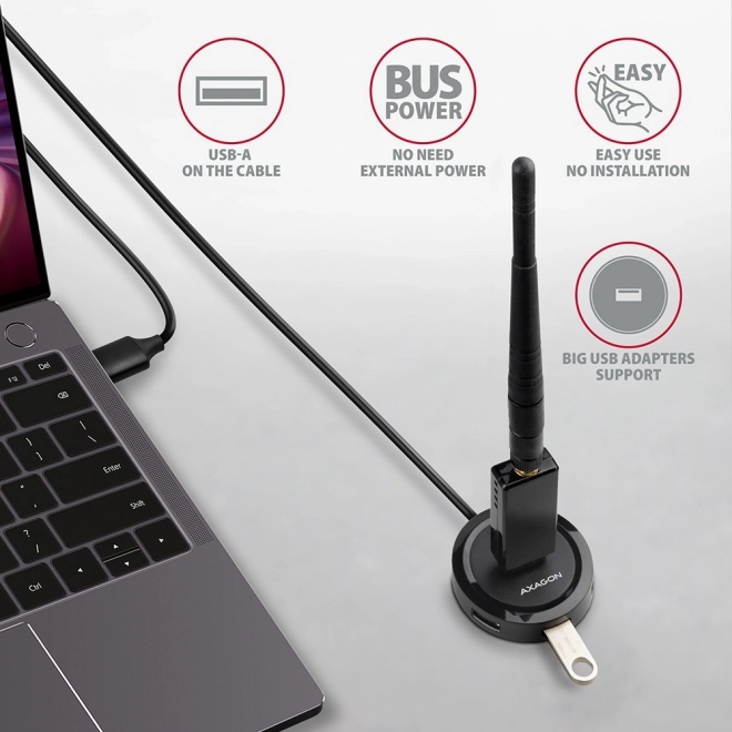 Hub USB 4 porty USB 3.2 Gen 1 okrągły