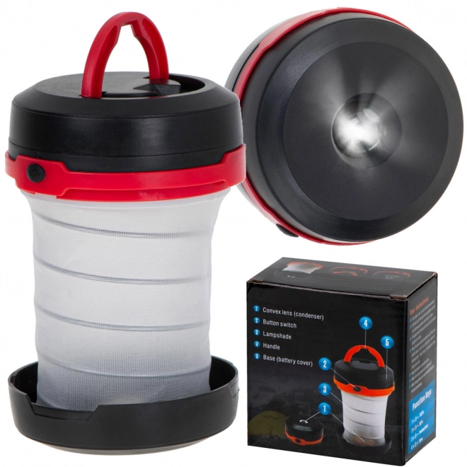 Kempingowa składana lampa LED 2w1