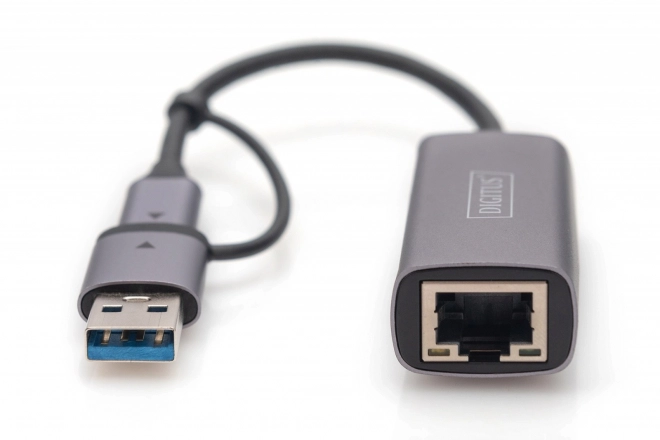Digitus USB-C do USB-A adapter na RJ45 2.5 Gigabit Ethernet