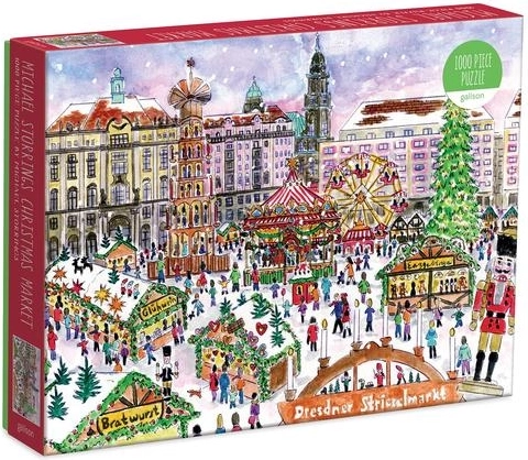 Puzzle Świąteczny jarmark w Dreźnie 1000 elementów