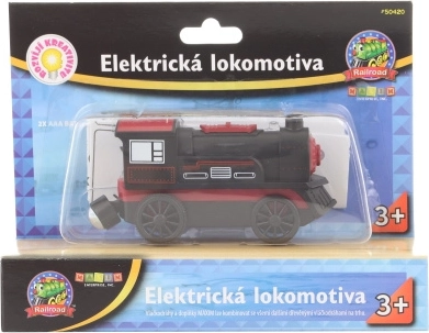 Elektryczna lokomotywa dla dzieci – czarna