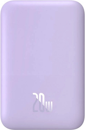 Powerbank Baseus Magnetic Mini 6000 mAh 20 W fioletowa