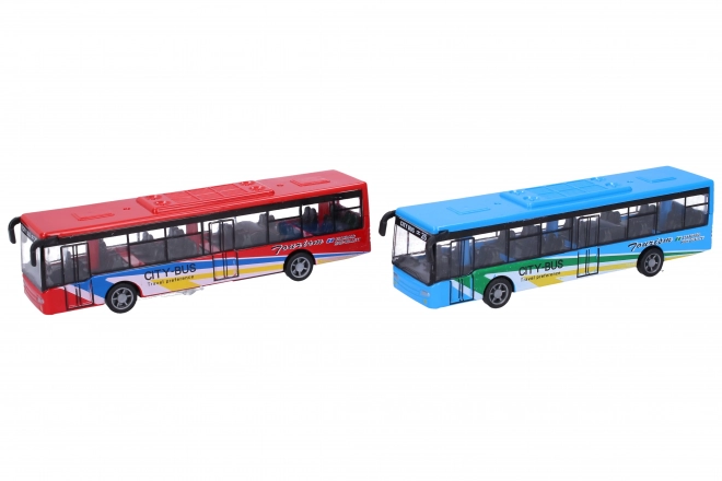 Metalowy autobus 15 cm