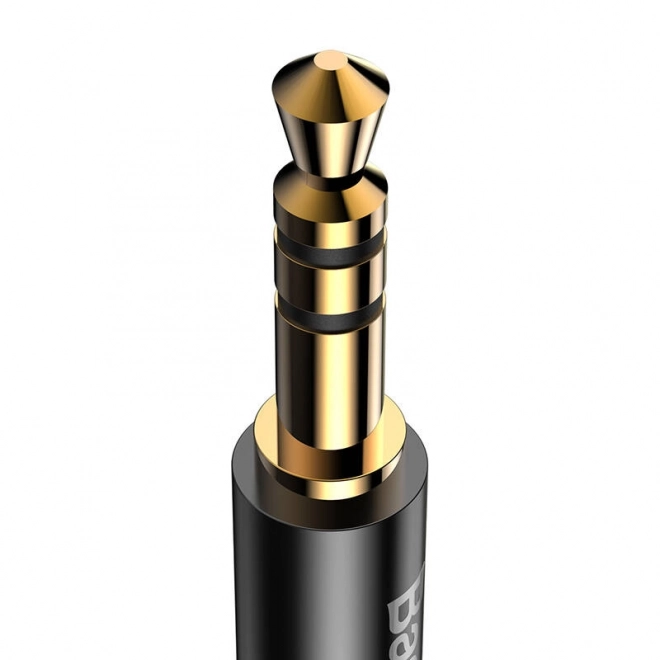 Baseus Yiven Kabel Audio USB-C na mini jack 3,5 mm, 1,2 m - czarny
