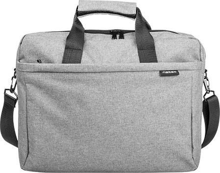 Szara torba na laptop Natec Mustela 15,6"