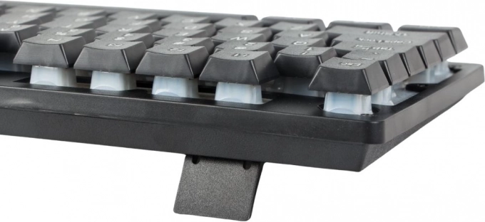 Klawiatura do gier z cichymi przełącznikami membranowymi i podświetleniem RGB, USB