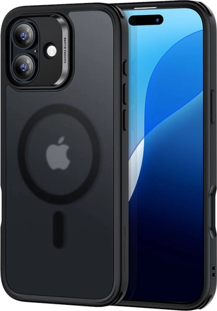 Hybrydowe etui ESR HaloLock do iPhone 16, czarne