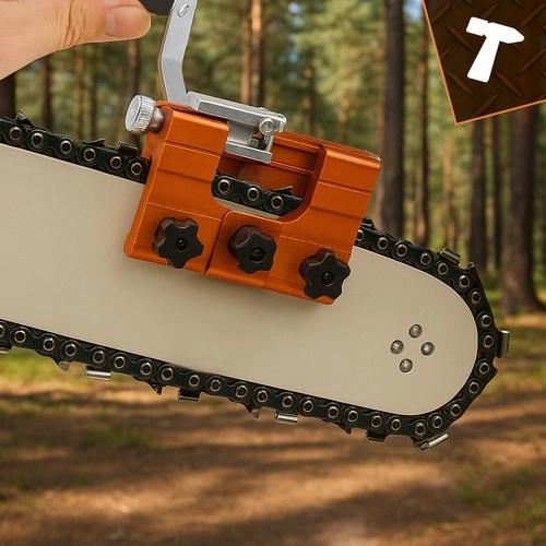 Szybkie ostrzenie bez demontażu łańcucha