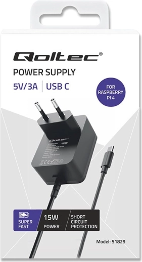 Stabilne zasilanie 15 W dla Raspberry Pi 4