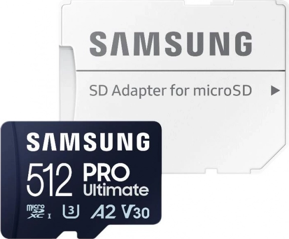 Karta Samsung microSD Pro Ultimate 512 GB + adapter