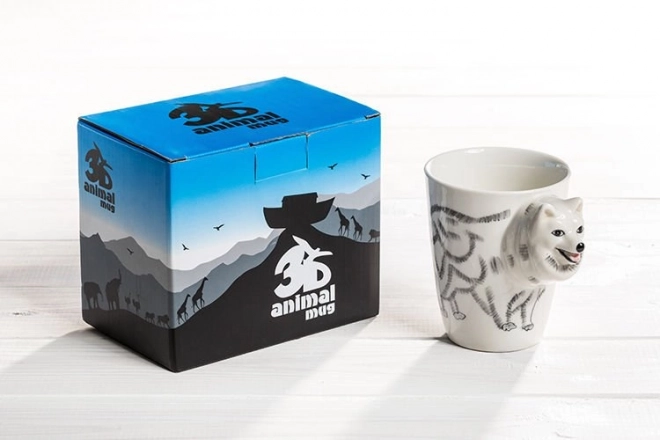 Ceramiczny kubek 3D Pies