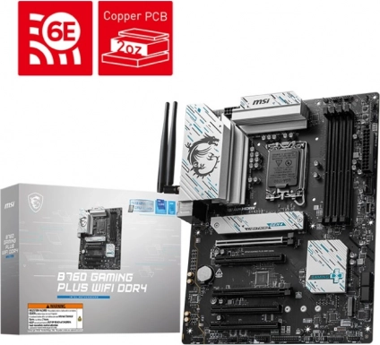 MSI B760 Gaming Plus WiFi ATX Płyta Główna