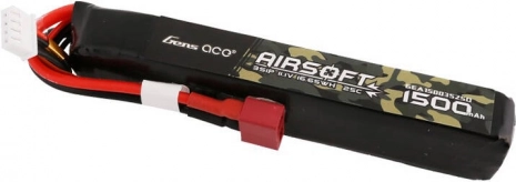 Bateria airsoftowa Gens Ace 1500 mAh 11,1V LiPo z wtykiem T