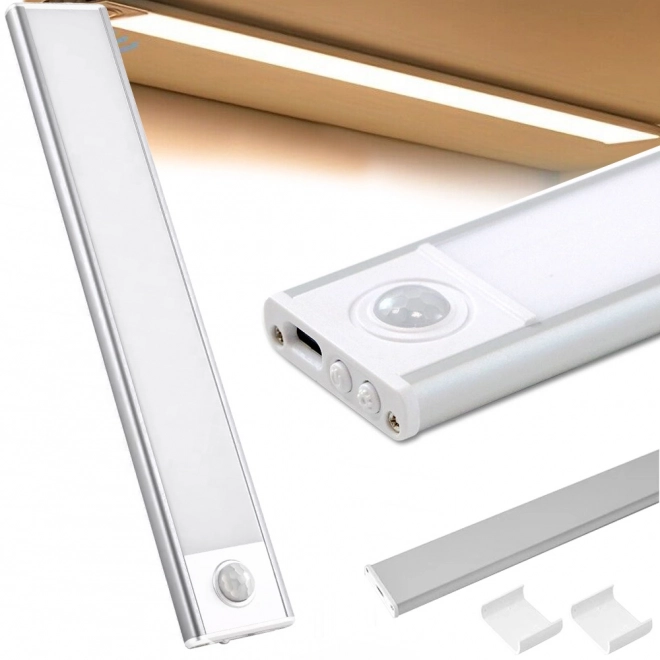 USB LED lampa z czujnikiem 30cm