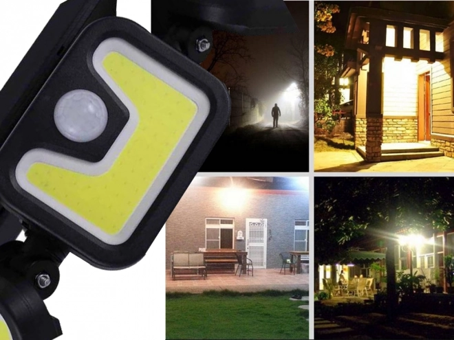 Solarna lampa uliczna z czujnikiem ruchu i pilotem zdalnego sterowania