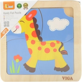 Drewniane puzzle żyrafa Viga
