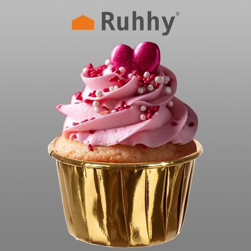 Papilotki na muffiny - zestaw 50 szt. Ruhhy 24376