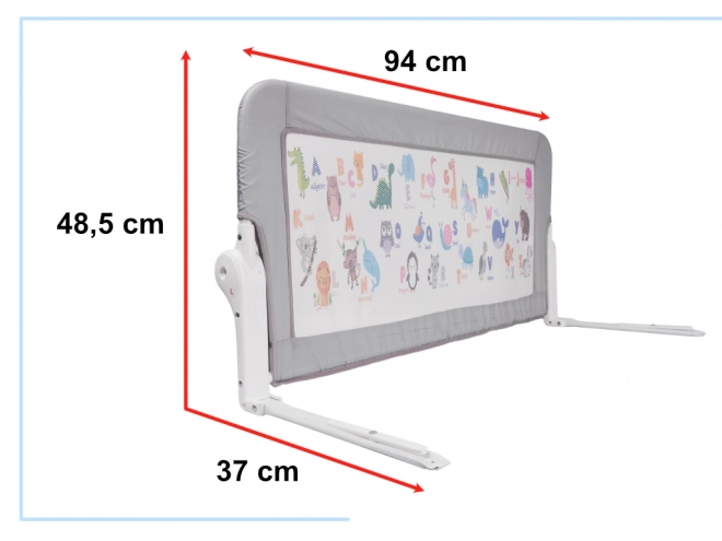 Barierka Ochronna Łóżka 90cm Zwierzęta