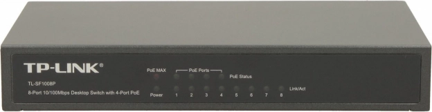 Switch PoE 8 portów 10/100M Desktop
